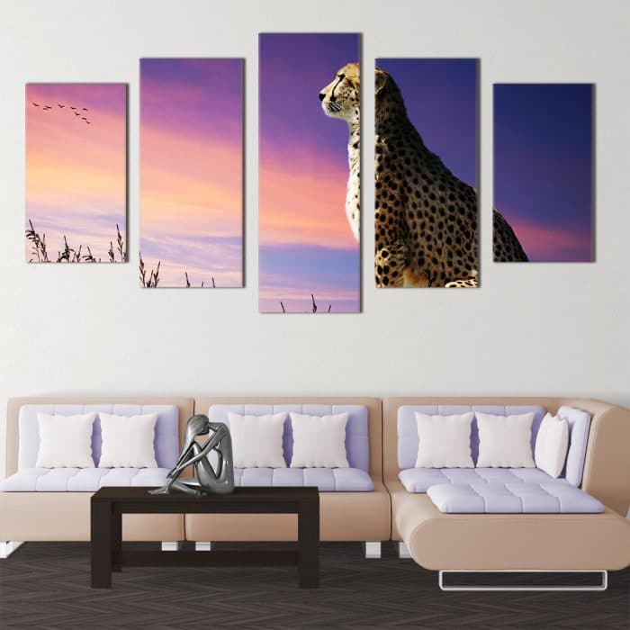 Gazing Cheetah - Beautiful Home Décor | Unique Canvas