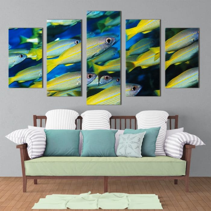 Shoal of Fish - Beautiful Home Décor | Unique Canvas