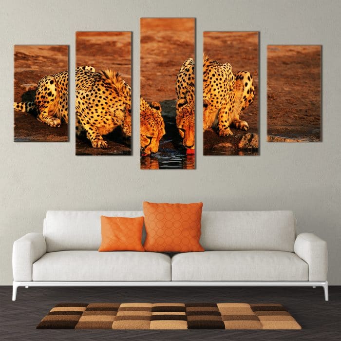 Thirsty Cheetahs - Beautiful Home Décor | Unique Canvas