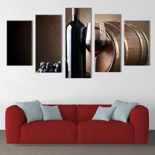 Deep Red Wine- Beautiful Home Décor | Unique Canvas