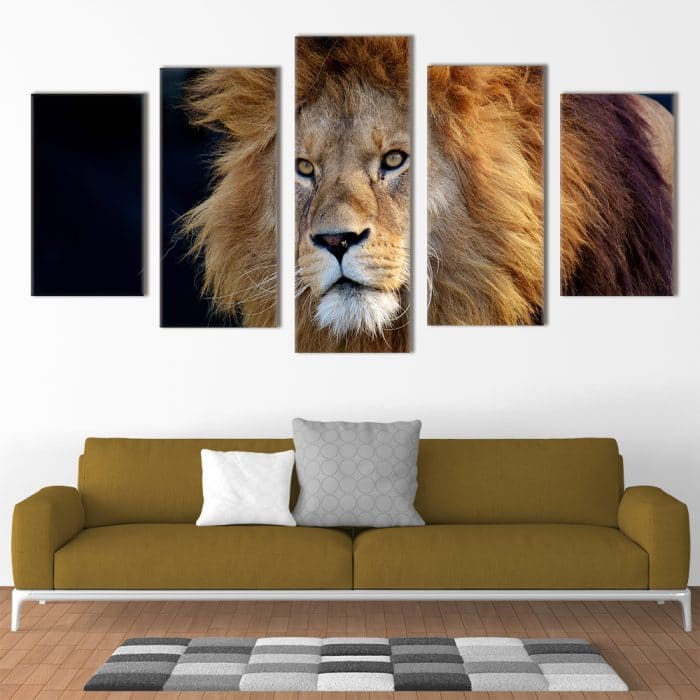 Male Lion - Beautiful Home Décor | Unique Canvas