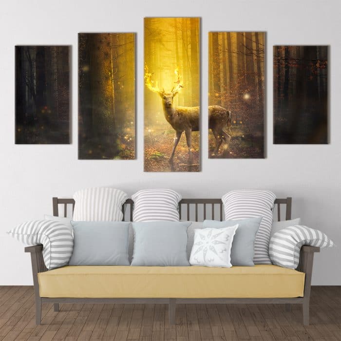 Mystical Deer - Beautiful Home Décor | Unique Canvas
