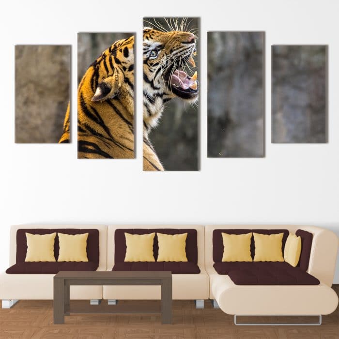 Roaring Tiger - Beautiful Home Décor | Unique Canvas
