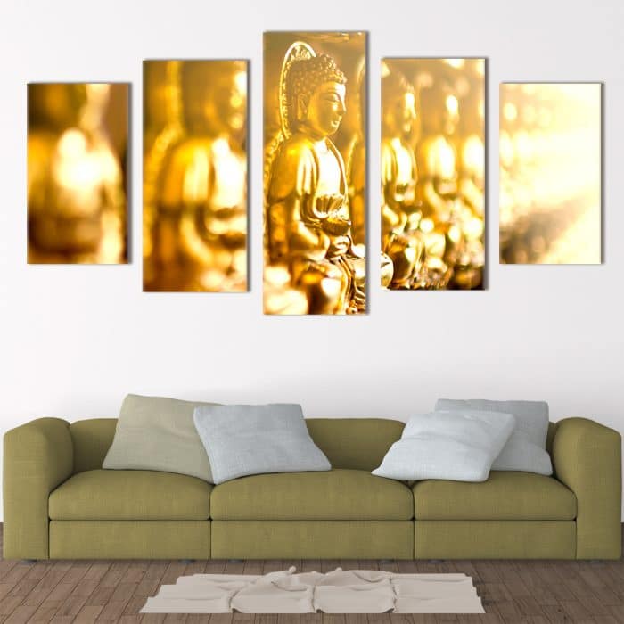 Blur Buddha Religious Art Unique Canvas