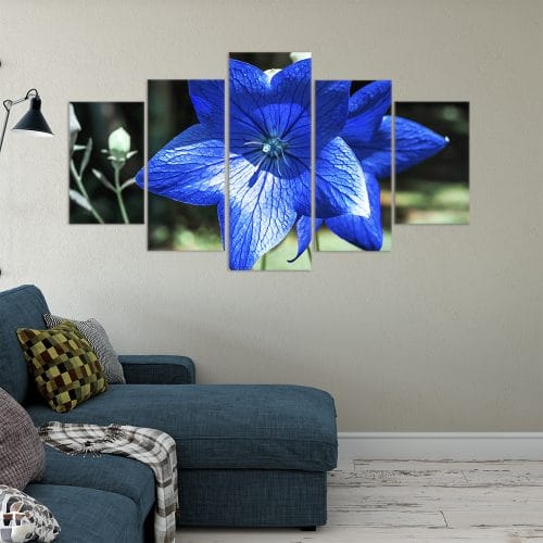 Buy Blue Bellflower Unique Canvas