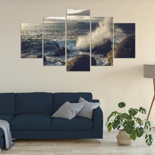 Crashing Waves- Beautiful Home Décor | Unique Canvas