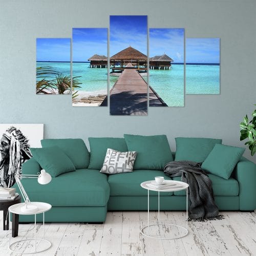 Maldives Paradise- Beautiful Home Décor | Unique Canvas