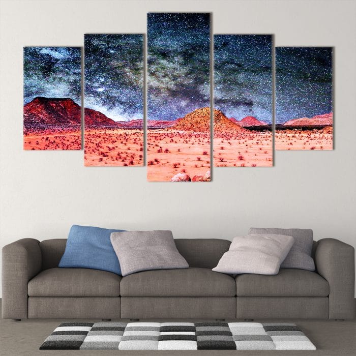 Martian Desert- Beautiful Home Décor | Unique Canvas