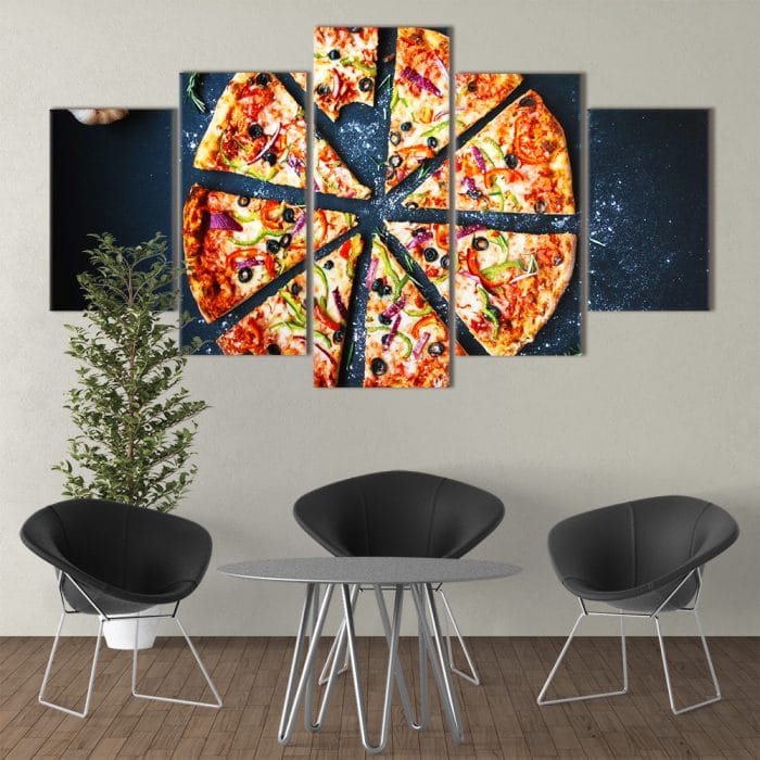 Pizza Delight unique canvas