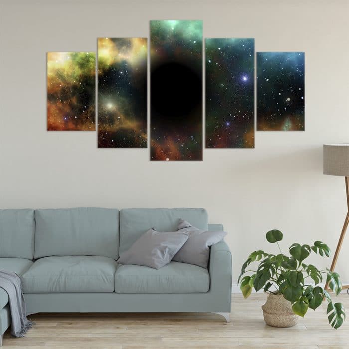 Buy Galaxies Unique Canvas