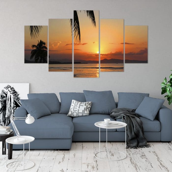 Sunset Beach- Beautiful Home Décor | Unique Canvas