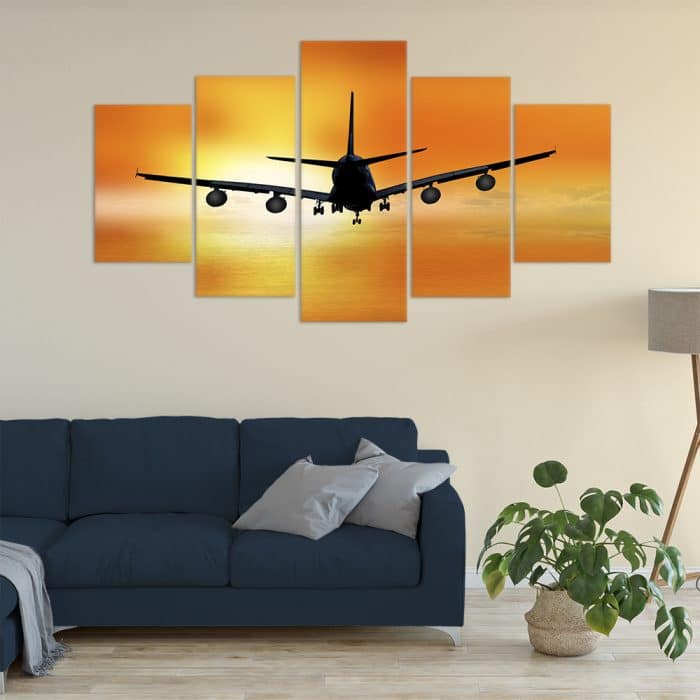 Buy Sunset Flight Unique Canvas