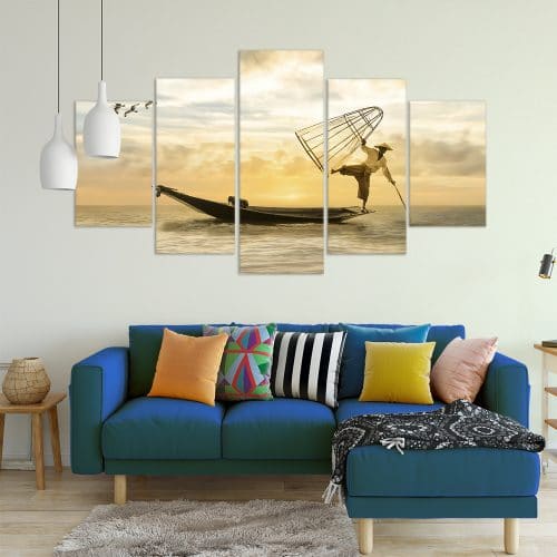 Traditional Fishing- Beautiful Home Décor | Unique Canvas