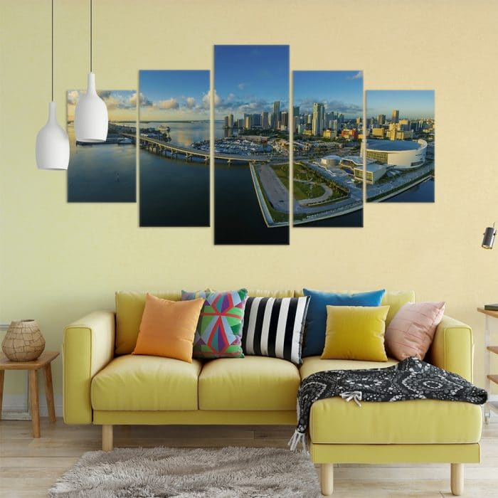 Panoramic Miami - Beautiful Home Décor | Unique Canvas