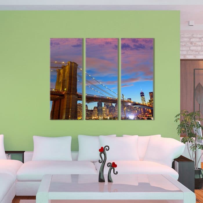 Brooklyn By Night - Beautiful Home Décor | Unique Canvas