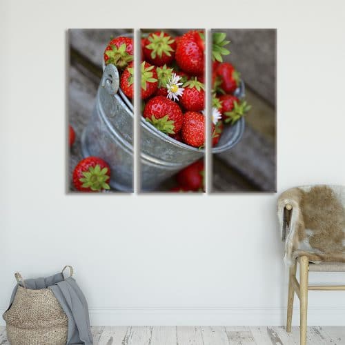 British Strawberries - Beautiful Home Décor | Unique Canvas