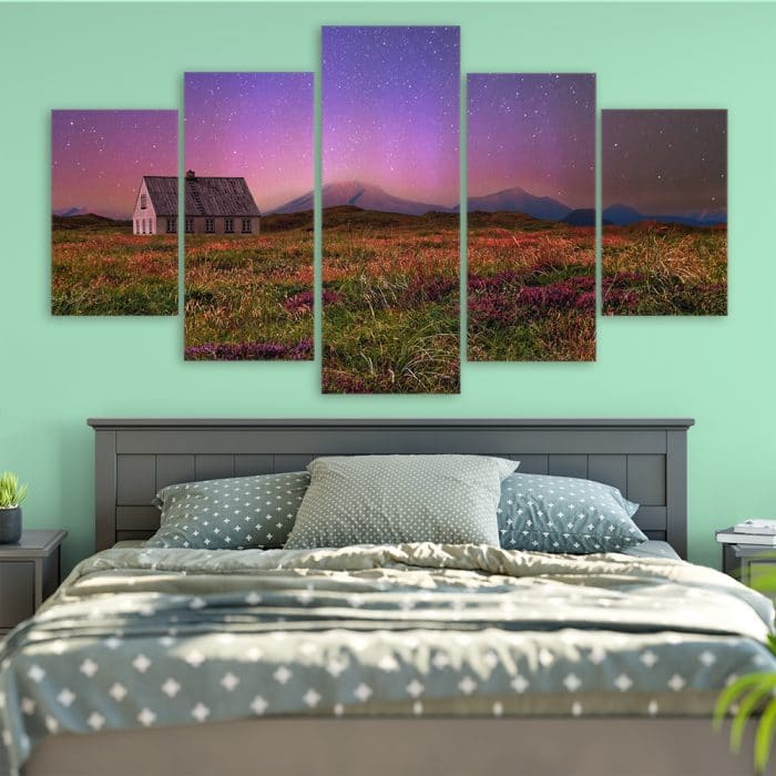 Starry Meadow- Beautiful Home Décor | Unique Canvas